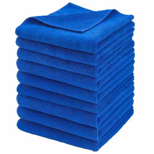 Pack Assorted Multi Color Reusable and Lint-Free Microfiber rag Cleaning Cloths Towels for Kitchen