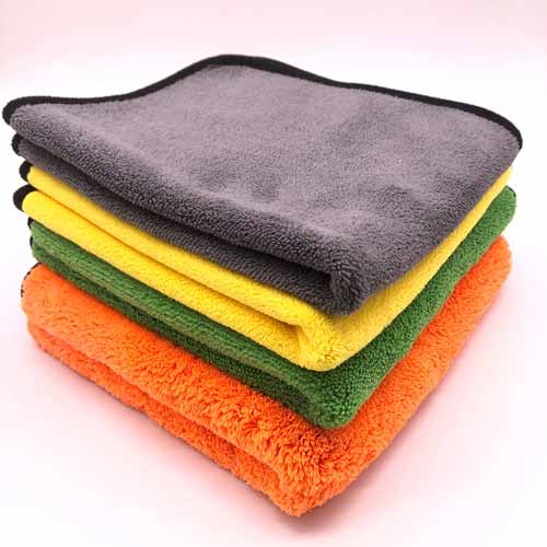 Soft microfiber cleaning towels Super Absorbent High Quality Microfiber Coral Car Washing Cleaning Towels